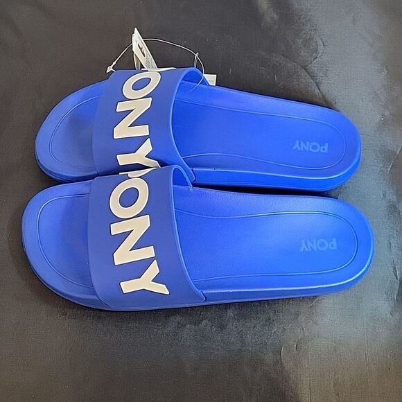 BRAND NEW PONY SUMMER SLIP ON SLIDE S MEN'S SANDAL - Picture 7 of 14